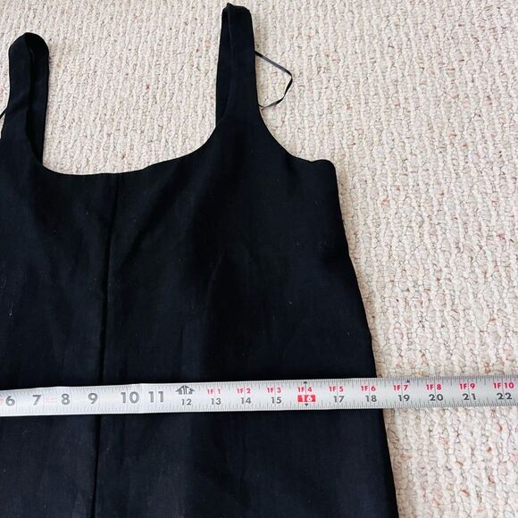 Zara Linen Blend Romper NWT - Picture 9 of 11